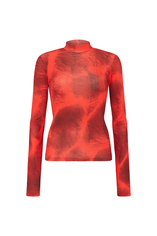 Red Antares Turtleneck