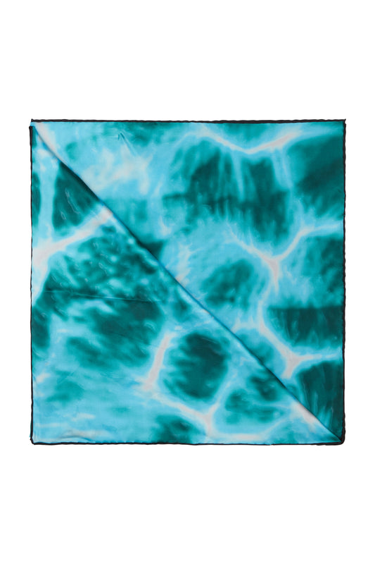 Blue Antares Silk Scarf