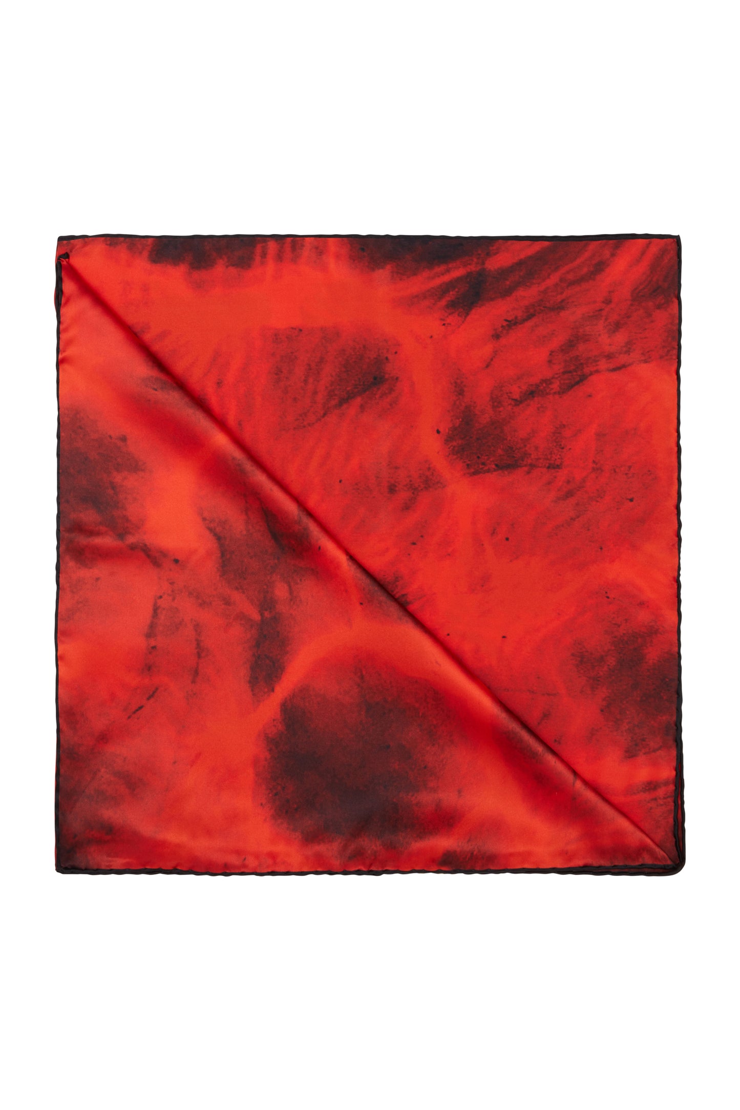 Red Antares Silk Scarf
